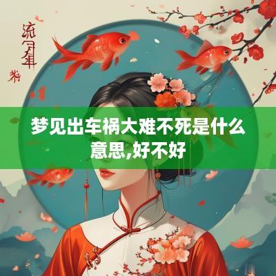 梦见出车祸大难不死是什么意思,好不好