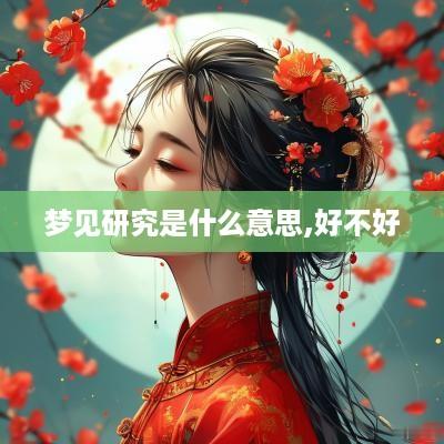 梦见研究是什么意思,好不好