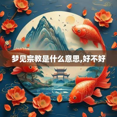 梦见宗教是什么意思,好不好