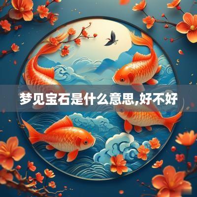 梦见宝石是什么意思,好不好