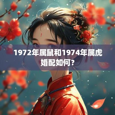 1972年属鼠和1974年属虎婚配如何？