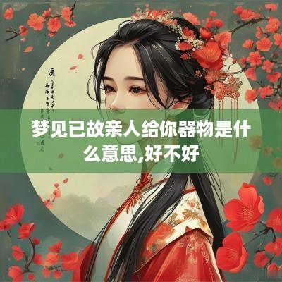 梦见已故亲人给你器物是什么意思,好不好