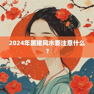 2025年属猪风水要注意什么？