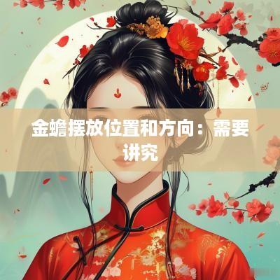 金蟾摆放位置和方向：需要讲究