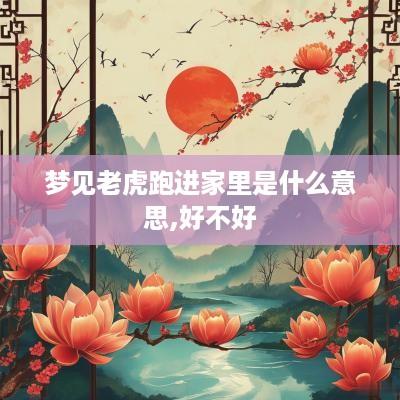梦见老虎跑进家里是什么意思,好不好