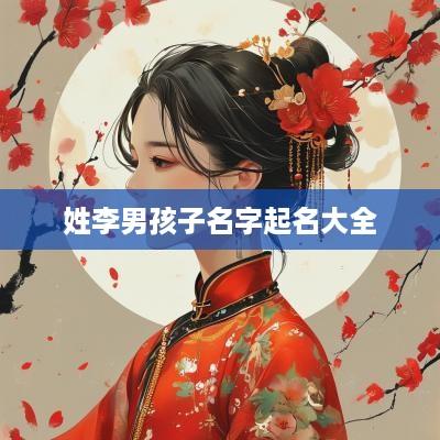 姓李男孩子名字起名大全