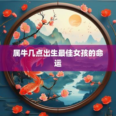 属牛几点出生最佳女孩的命运