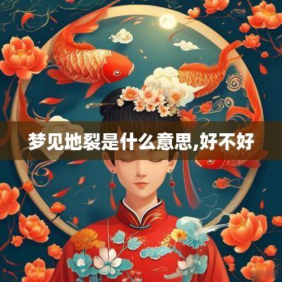 梦见地裂是什么意思,好不好