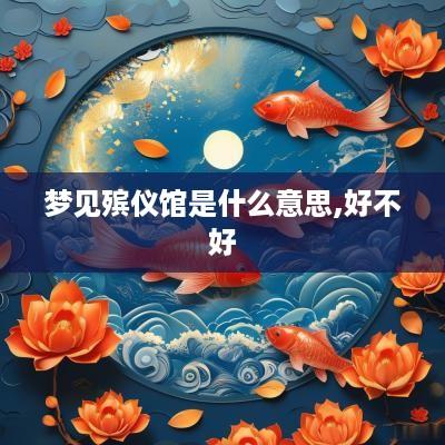 梦见殡仪馆是什么意思,好不好