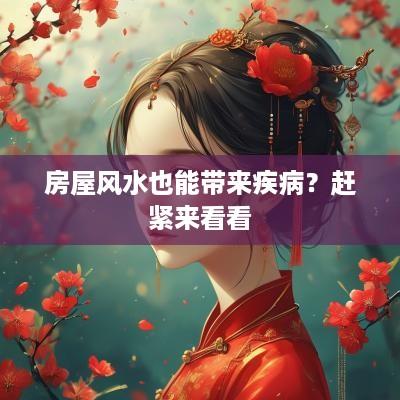 房屋风水也能带来疾病？赶紧来看看