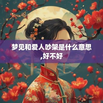梦见和爱人吵架是什么意思,好不好