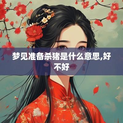 梦见准备杀猪是什么意思,好不好