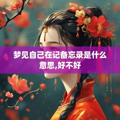 梦见自己在记备忘录是什么意思,好不好