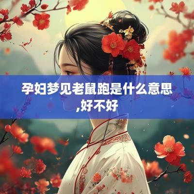 孕妇梦见老鼠跑是什么意思,好不好