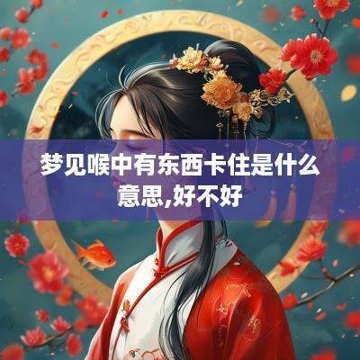 梦见喉中有东西卡住是什么意思,好不好
