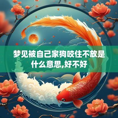 梦见被自己家狗咬住不放是什么意思,好不好