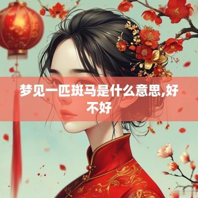 梦见一匹斑马是什么意思,好不好