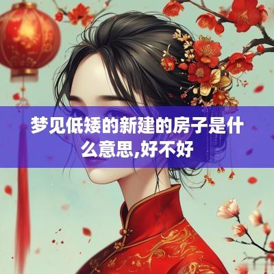 梦见低矮的新建的房子是什么意思,好不好