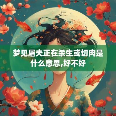 梦见屠夫正在杀生或切肉是什么意思,好不好