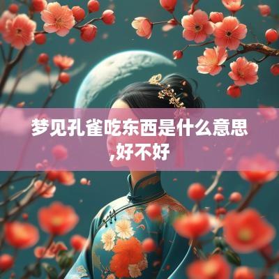 梦见孔雀吃东西是什么意思,好不好