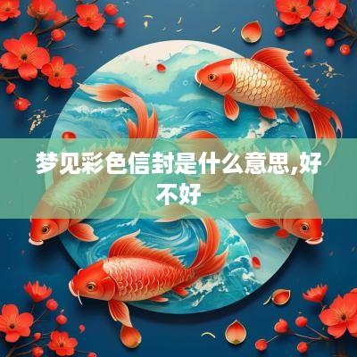 梦见彩色信封是什么意思,好不好