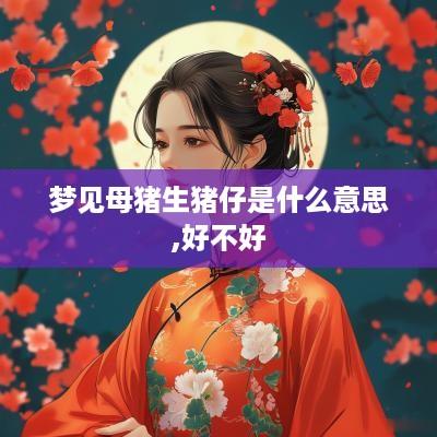 梦见母猪生猪仔是什么意思,好不好