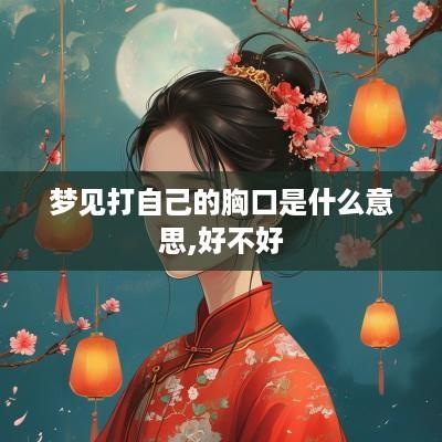 梦见打自己的胸口是什么意思,好不好