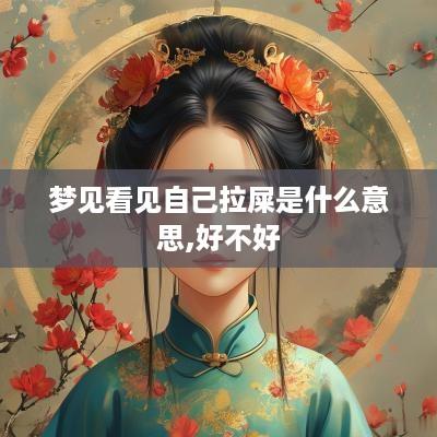 梦见看见自己拉屎是什么意思,好不好