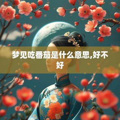 梦见吃番茄是什么意思,好不好