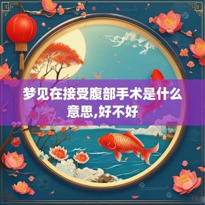梦见在接受腹部手术是什么意思,好不好
