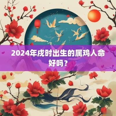 2025年戌时出生的属鸡人命好吗？