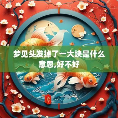 梦见头发掉了一大块是什么意思,好不好