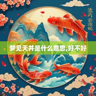 梦见天井是什么意思,好不好