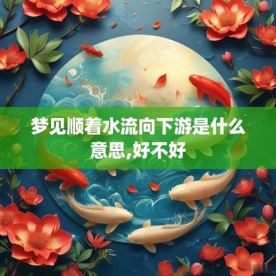 梦见顺着水流向下游是什么意思,好不好
