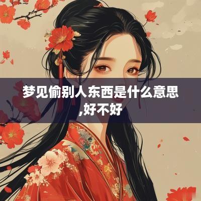 梦见偷别人东西是什么意思,好不好