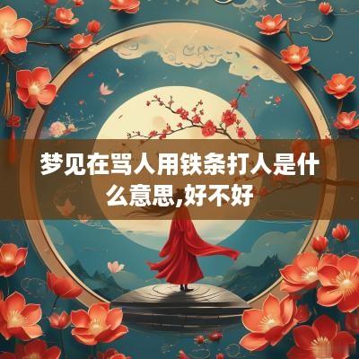 梦见在骂人用铁条打人是什么意思,好不好