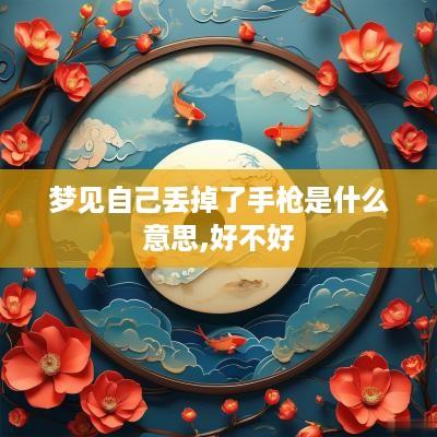 梦见自己丢掉了手枪是什么意思,好不好
