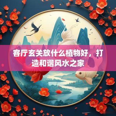 客厅玄关放什么植物好，打造和谐风水之家