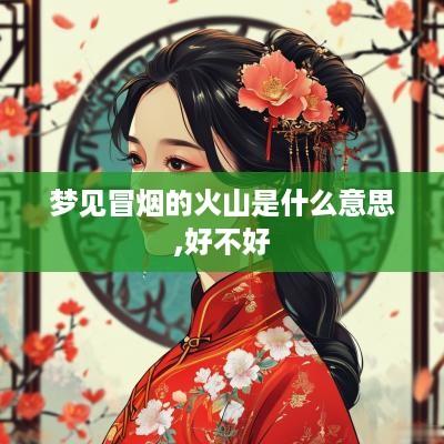 梦见冒烟的火山是什么意思,好不好