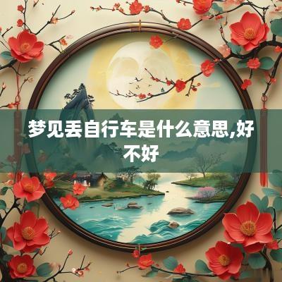 梦见丢自行车是什么意思,好不好