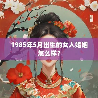 1985年5月出生的女人婚姻怎么样？