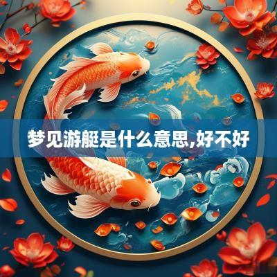 梦见游艇是什么意思,好不好