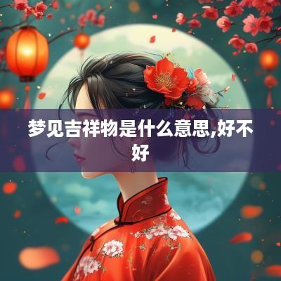 梦见吉祥物是什么意思,好不好