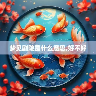 梦见剧院是什么意思,好不好