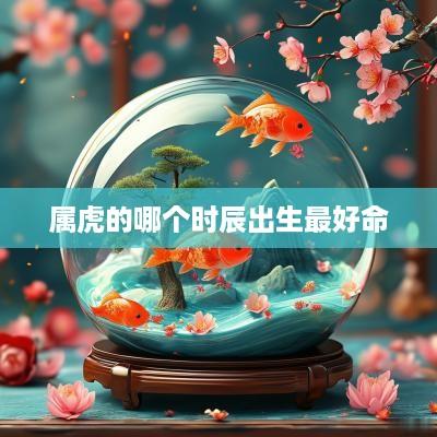 属虎的哪个时辰出生最好命
