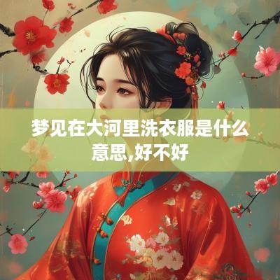 梦见在大河里洗衣服是什么意思,好不好