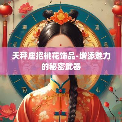 天秤座招桃花饰品-增添魅力的秘密武器