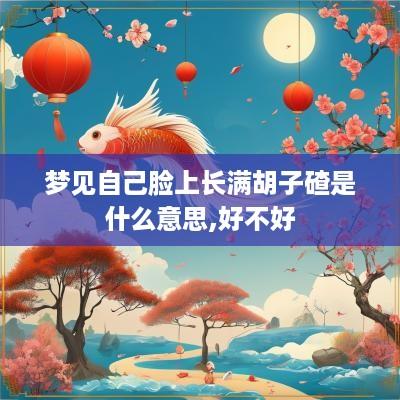 梦见自己脸上长满胡子碴是什么意思,好不好