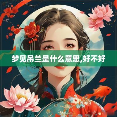 梦见吊兰是什么意思,好不好