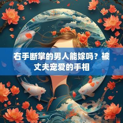 右手断掌的男人能嫁吗？被丈夫宠爱的手相